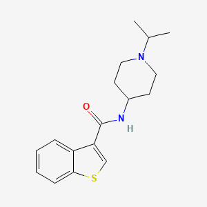 N-[1-(propan-2-yl)piperidin-4-yl]-1-benzothiophene-3-carboxamide