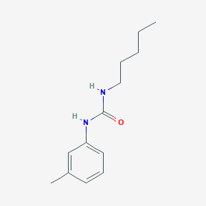 molecular formula C13H20N2O B4827358 1-(3-Methylphenyl)-3-pentylurea 