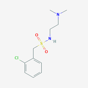 1-(2-chlorophenyl)-N-[2-(dimethylamino)ethyl]methanesulfonamide