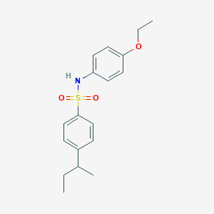 4-(BUTAN-2-YL)-N-(4-ETHOXYPHENYL)BENZENE-1-SULFONAMIDE