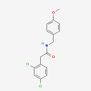 molecular formula C16H15Cl2NO2 B4827468 2-(2,4-dichlorophenyl)-N-(4-methoxybenzyl)acetamide 