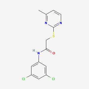 N-(3,5-dichlorophenyl)-2-[(4-methyl-2-pyrimidinyl)thio]acetamide