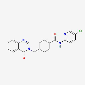 TRANS-N-(5-CHLORO-2-PYRIDINYL)-4-[(4-OXO-3(4H)-QUINAZOLINYL)METHYL]CYCLOHEXANECARBOXAMIDE