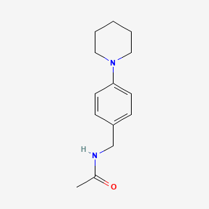 molecular formula C14H20N2O B4827718 N-[4-(piperidin-1-yl)benzyl]acetamide 