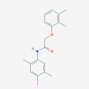 2-(2,3-dimethylphenoxy)-N-(4-iodo-2,5-dimethylphenyl)acetamide