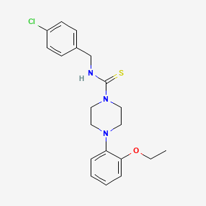 N-(4-chlorobenzyl)-4-(2-ethoxyphenyl)-1-piperazinecarbothioamide