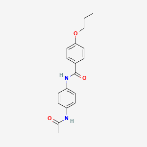 N-[4-(acetylamino)phenyl]-4-propoxybenzamide