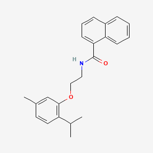 N-{2-[5-methyl-2-(propan-2-yl)phenoxy]ethyl}naphthalene-1-carboxamide