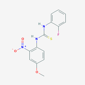 N-(2-fluorophenyl)-N'-(4-methoxy-2-nitrophenyl)thiourea