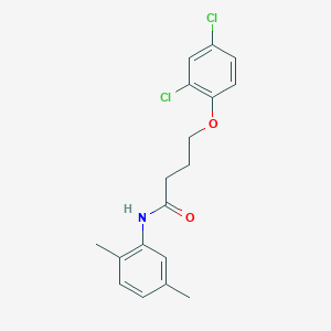 molecular formula C18H19Cl2NO2 B4827898 4-(2,4-dichlorophenoxy)-N-(2,5-dimethylphenyl)butanamide 