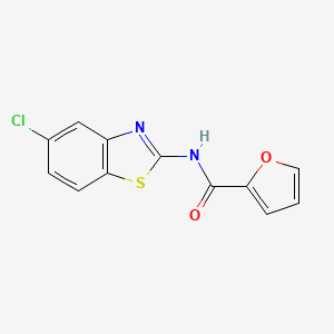 N-(5-chloro-1,3-benzothiazol-2-yl)furan-2-carboxamide