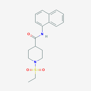 1-(ethylsulfonyl)-N-(naphthalen-1-yl)piperidine-4-carboxamide