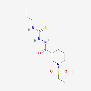 2-{[1-(ethylsulfonyl)piperidin-3-yl]carbonyl}-N-propylhydrazinecarbothioamide