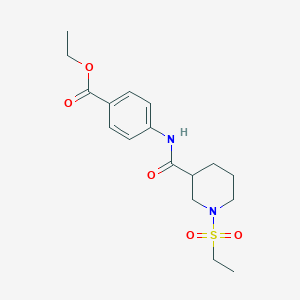 Ethyl 4-({[1-(ethylsulfonyl)piperidin-3-yl]carbonyl}amino)benzoate