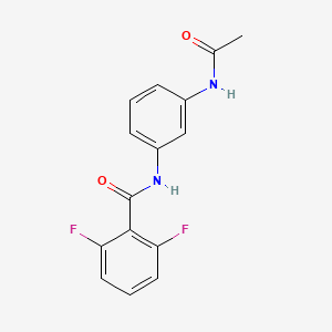 N-(3-acetamidophenyl)-2,6-difluorobenzamide