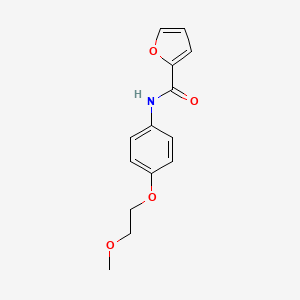 N-[4-(2-methoxyethoxy)phenyl]-2-furamide