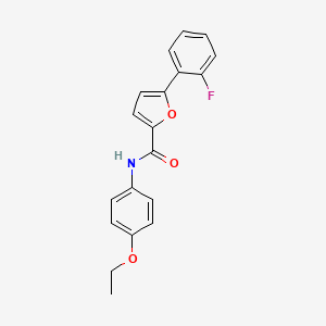 molecular formula C19H16FNO3 B4828257 N-(4-ethoxyphenyl)-5-(2-fluorophenyl)furan-2-carboxamide 