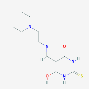 5-({[2-(diethylamino)ethyl]amino}methylene)-2-thioxodihydro-4,6(1H,5H)-pyrimidinedione