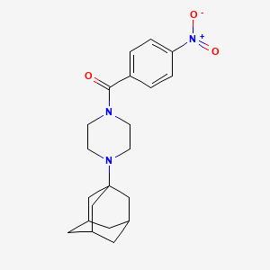 [4-(1-ADAMANTYL)PIPERAZINO](4-NITROPHENYL)METHANONE