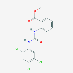 Methyl 2-[(2,4,5-trichlorophenyl)carbamoylamino]benzoate