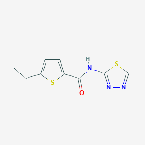 5-ethyl-N-(1,3,4-thiadiazol-2-yl)thiophene-2-carboxamide