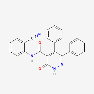 N-(2-cyanophenyl)-3-oxo-5,6-diphenyl-2,3-dihydro-4-pyridazinecarboxamide