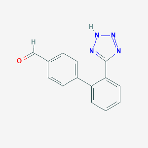 molecular formula C14H10N4O B048286 2'-(1H-四唑-5-基)联苯-4-甲醛 CAS No. 151052-40-3