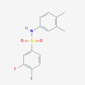 N-(3,4-dimethylphenyl)-3,4-difluorobenzenesulfonamide