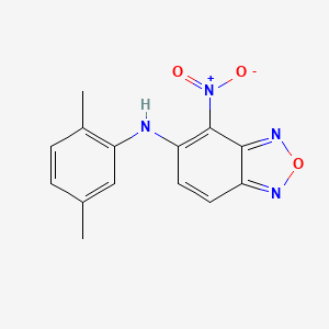 N-(2,5-dimethylphenyl)-4-nitro-2,1,3-benzoxadiazol-5-amine