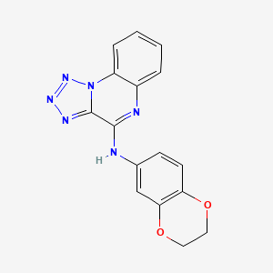 molecular formula C16H12N6O2 B4828678 N-(2,3-DIHYDRO-1,4-BENZODIOXIN-6-YL)-[1,2,3,4]TETRAZOLO[1,5-A]QUINOXALIN-4-AMINE 