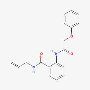 molecular formula C18H18N2O3 B4828752 N-allyl-2-[(phenoxyacetyl)amino]benzamide 