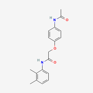 2-[4-(acetylamino)phenoxy]-N-(2,3-dimethylphenyl)acetamide