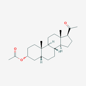 B048290 5beta-Pregnan-20-one, 3alpha-hydroxy-, acetate CAS No. 1491-77-6