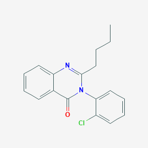 2-butyl-3-(2-chlorophenyl)-4(3H)-quinazolinone