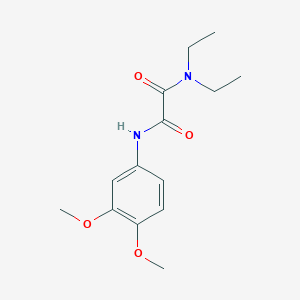 molecular formula C14H20N2O4 B4829153 N-(3,4-dimethoxyphenyl)-N',N'-diethyloxamide 