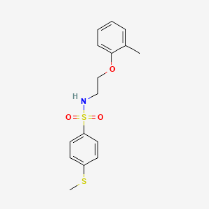 N-[2-(2-methylphenoxy)ethyl]-4-(methylthio)benzenesulfonamide