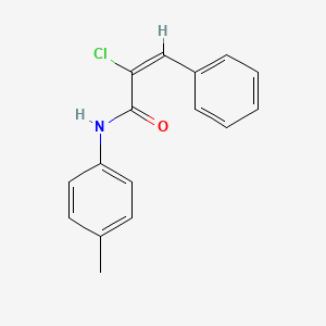 2-chloro-N-(4-methylphenyl)-3-phenylacrylamide