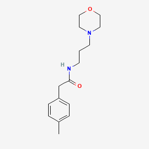 2-(4-methylphenyl)-N-[3-(4-morpholinyl)propyl]acetamide