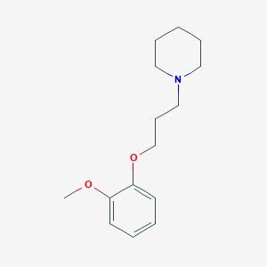 1-[3-(2-methoxyphenoxy)propyl]piperidine