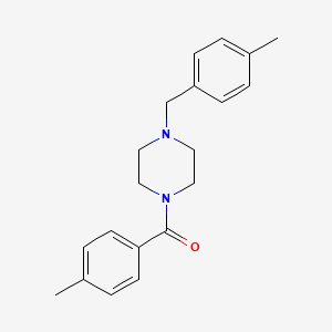 1-(4-methylbenzoyl)-4-(4-methylbenzyl)piperazine