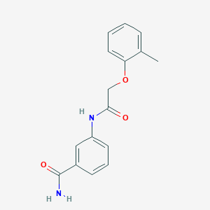 3-{[(2-methylphenoxy)acetyl]amino}benzamide