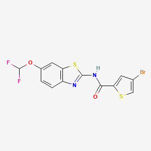 4-BROMO-N~2~-[6-(DIFLUOROMETHOXY)-1,3-BENZOTHIAZOL-2-YL]-2-THIOPHENECARBOXAMIDE