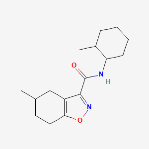 5-METHYL-N~3~-(2-METHYLCYCLOHEXYL)-4,5,6,7-TETRAHYDRO-1,2-BENZISOXAZOLE-3-CARBOXAMIDE