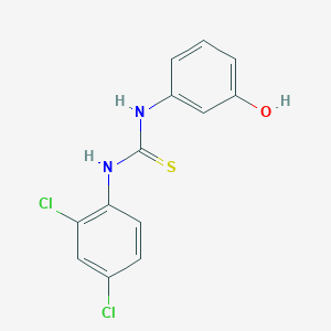 N-(2,4-dichlorophenyl)-N'-(3-hydroxyphenyl)thiourea