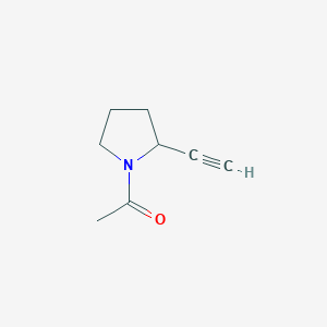 B048295 1-Acetyl-2-ethynylpyrrolidine CAS No. 118800-19-4