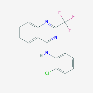 N-(2-chlorophenyl)-2-(trifluoromethyl)quinazolin-4-amine