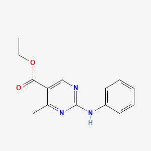 Ethyl 4-methyl-2-(phenylamino)pyrimidine-5-carboxylate