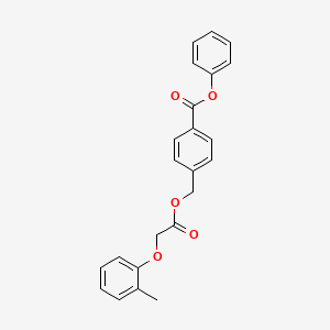 phenyl 4-({[(2-methylphenoxy)acetyl]oxy}methyl)benzoate