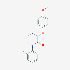 2-(4-methoxyphenoxy)-N-(2-methylphenyl)butanamide