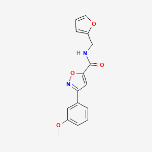 N~5~-(2-FURYLMETHYL)-3-(3-METHOXYPHENYL)-5-ISOXAZOLECARBOXAMIDE